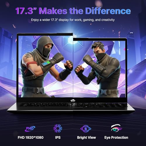 17.3” Gaming Laptop, 32GB RAM 1TB SSD, Backlit Keyboard X4215