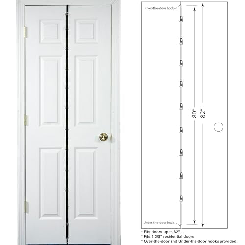 Black Over-The-Door Hat Rack with 2 Straps L77762