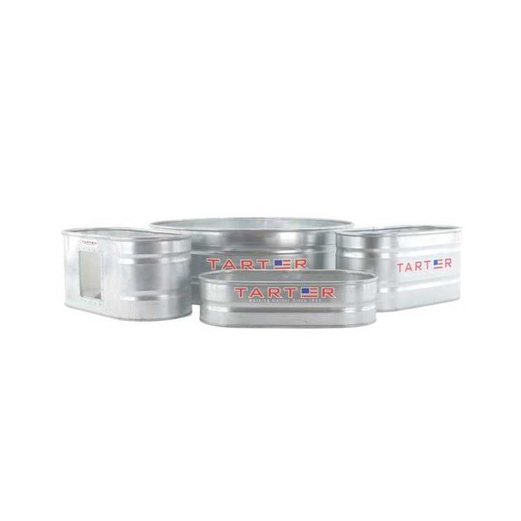 46 gal. Galvanized Steel Round Utility Tank U778351