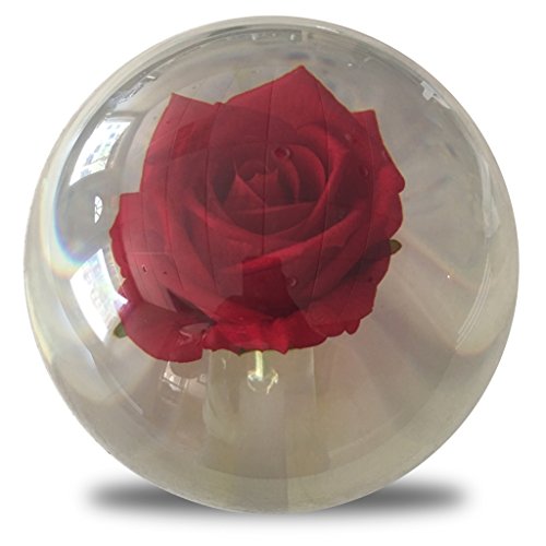 Clear Red Rose Bowling Ball 14lbs A93577