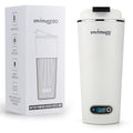 Black 13.5 OZ Battery Powered Heated Coffee Mug O557