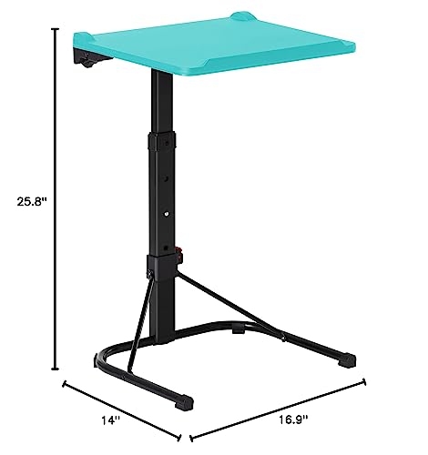 Light Blue Folding TV Tray Table Q121