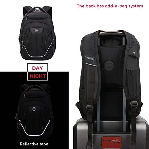 Large Backpack with USB Charging Port and RFID Protection M416990