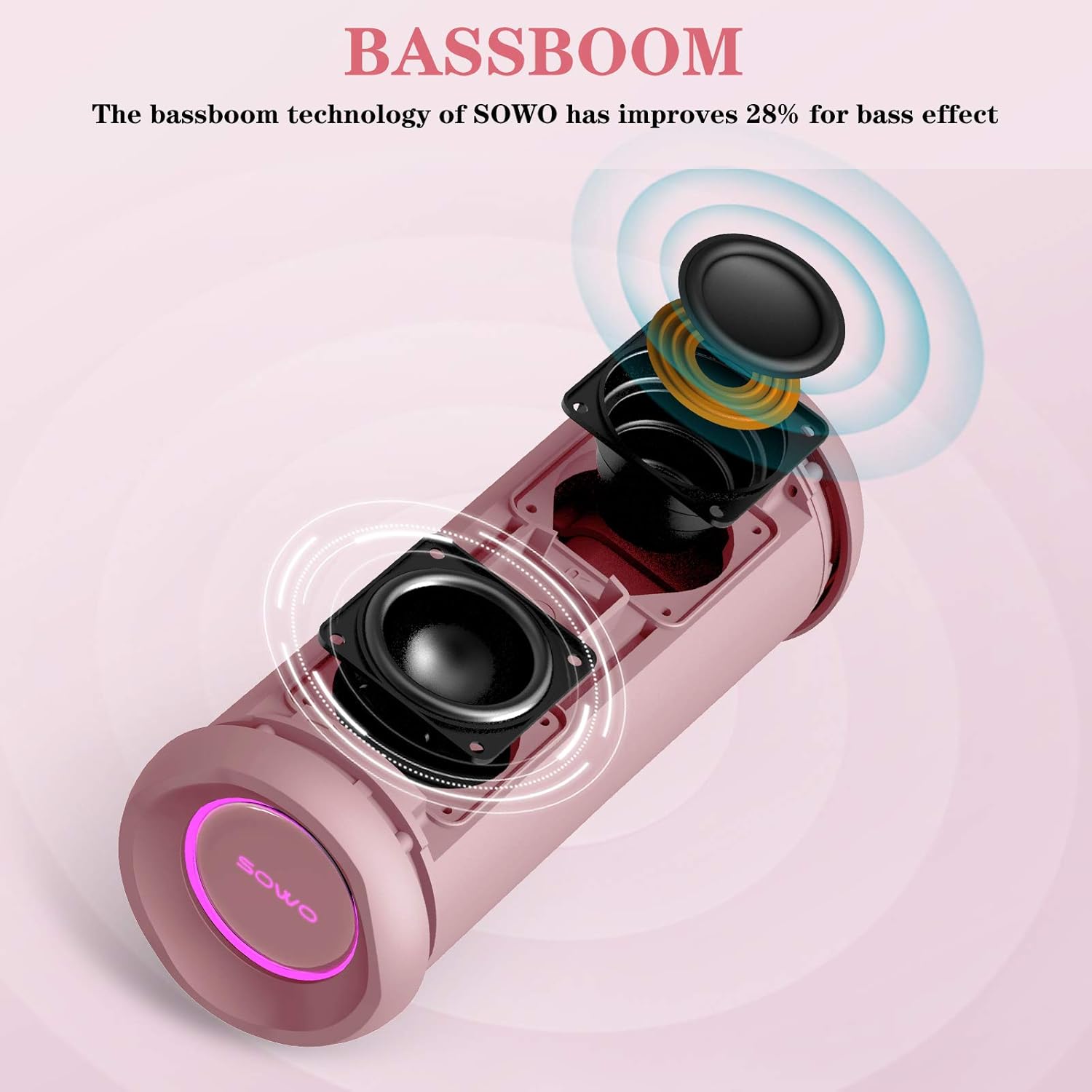 25W IPX7 Waterproof Bluetooth Speaker with 16H Playtime B735