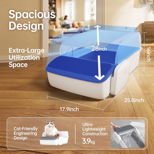 Self-Cleaning Automatic Cat Litter Box with Smart App Control V747104