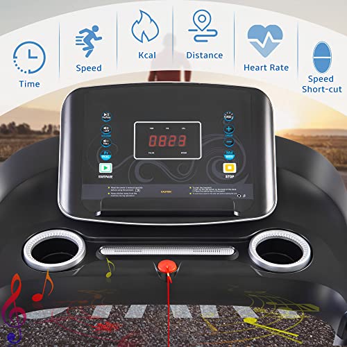 3.5HP Electric Motorized Treadmill with 10MPH Speed H5879