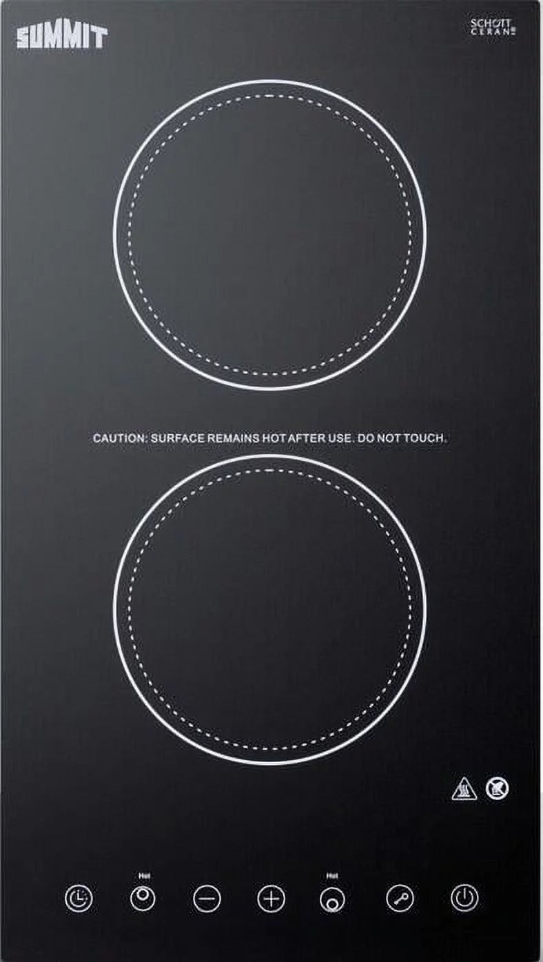2-Burner Electric Cooktop in Black A91972