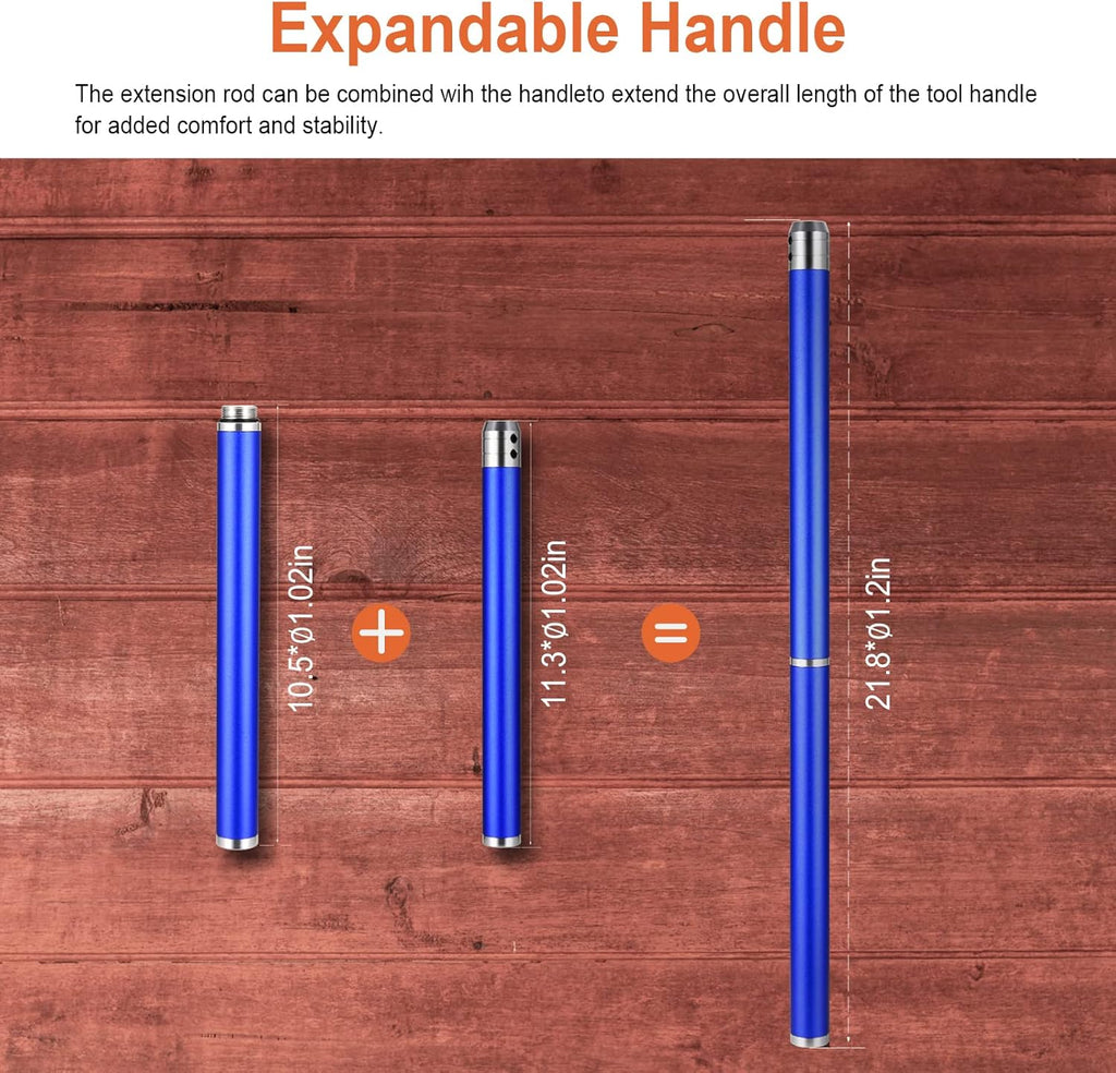 8 in 1 Carbide Tipped Woodturning Set with Aluminum Case P591587