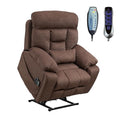 Oversized Power Lift Recliner Chair with Heat and Massage T455