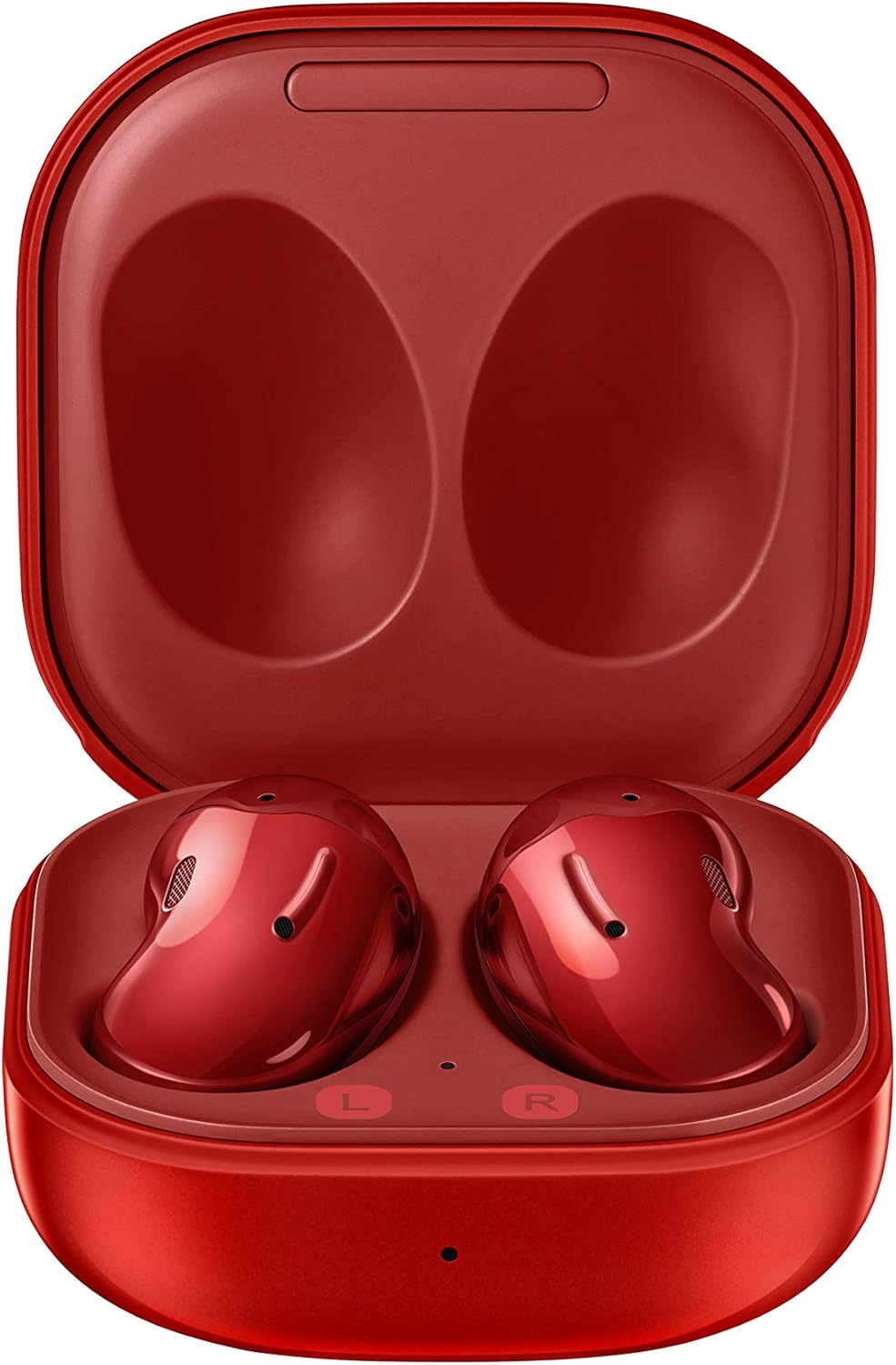 Mystic Red True Wireless Earbuds with Active Noise Cancelling and Charging Case E869