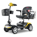 300W Folding Mobility Scooter 4 Wheel Lightweight Electric Scooter with Large Rear Basket (Purple) R15188