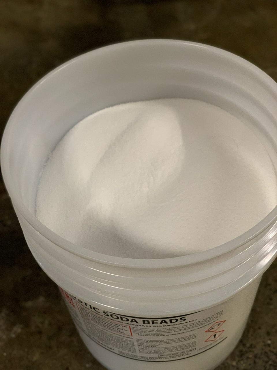 40 lb pail Sodium Hydroxide Caustic Soda Beads N761601