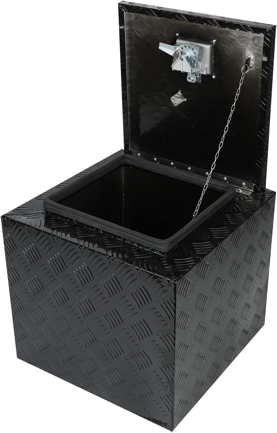 Black Aluminum 5 Bar Tread Tool Box G7637