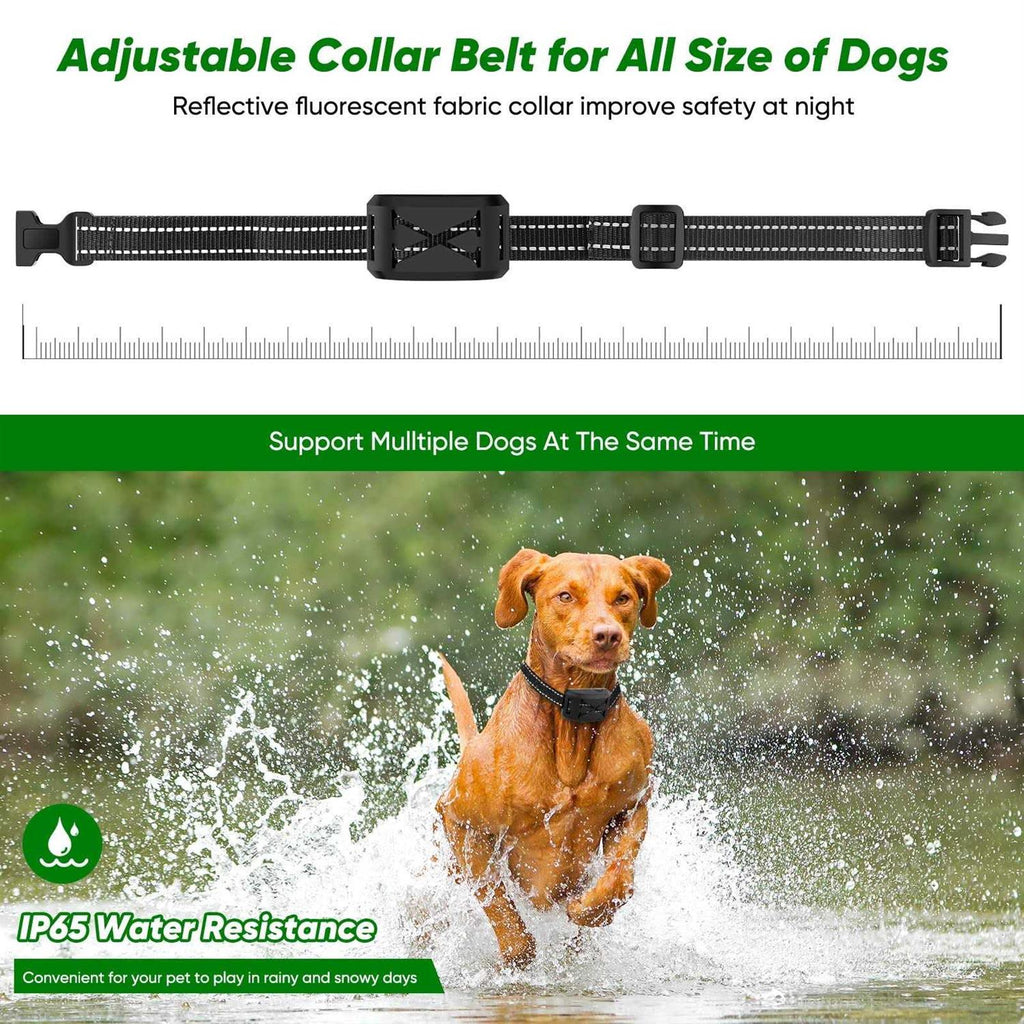 Wireless Dog Fence Electric Fence for 2 Dogs Training Collar Remote 2-in-1 Wireless Pet Containment System B118788