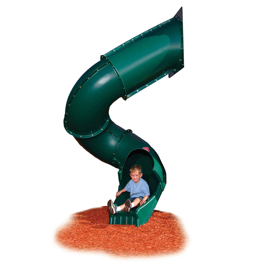 Green Plastic Turbo Tube Slide N740006