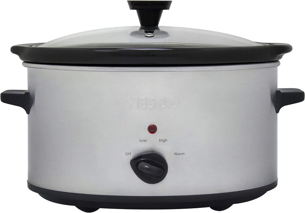 6 Quart Silver Slow Cooker Z34021