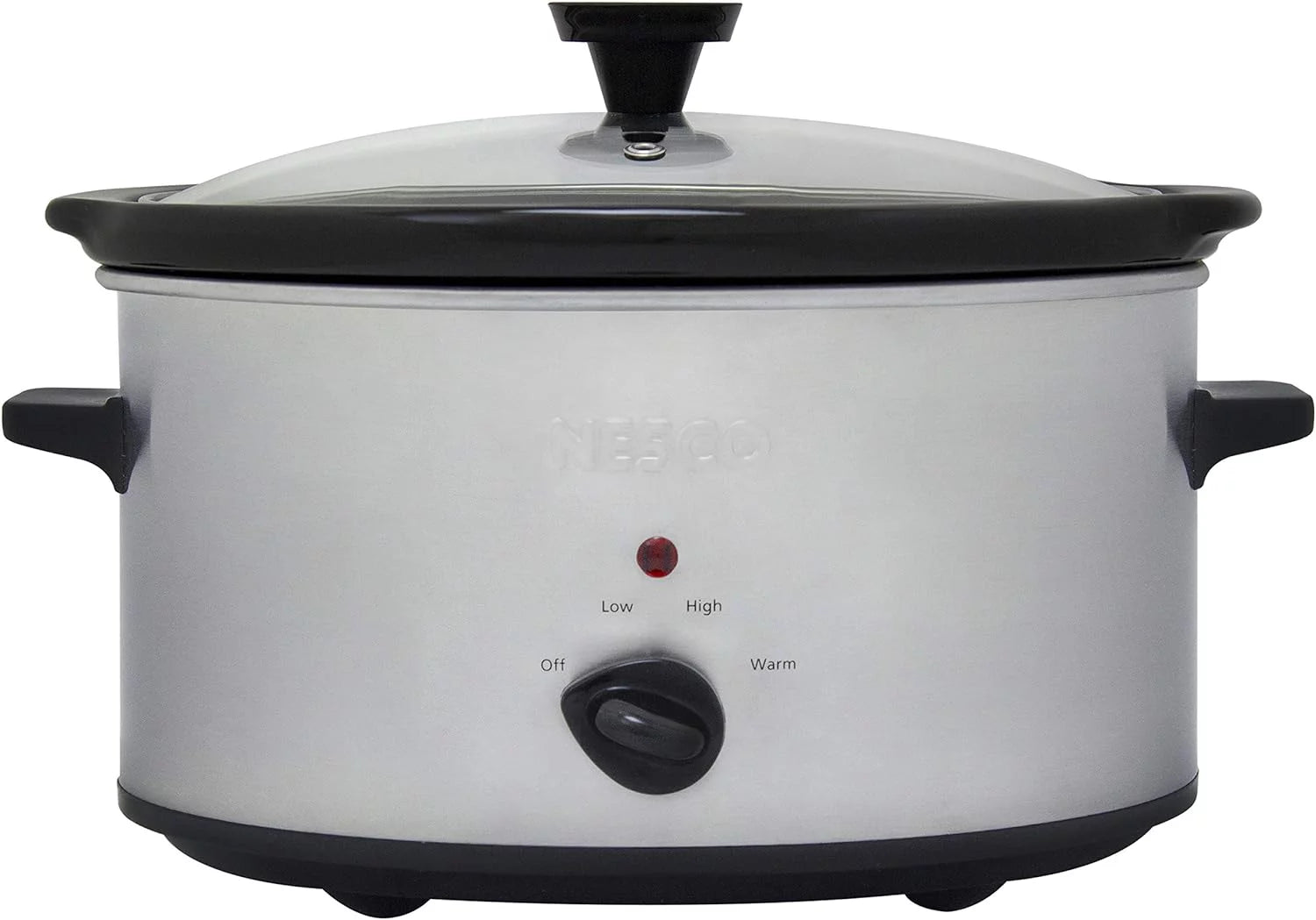 6 Quart Silver Slow Cooker Z34021