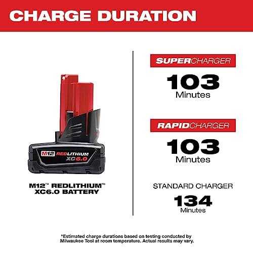 Milwaukee M12 REDLITHIUM XC6.0 Extended Capacity Battery Pack K827259