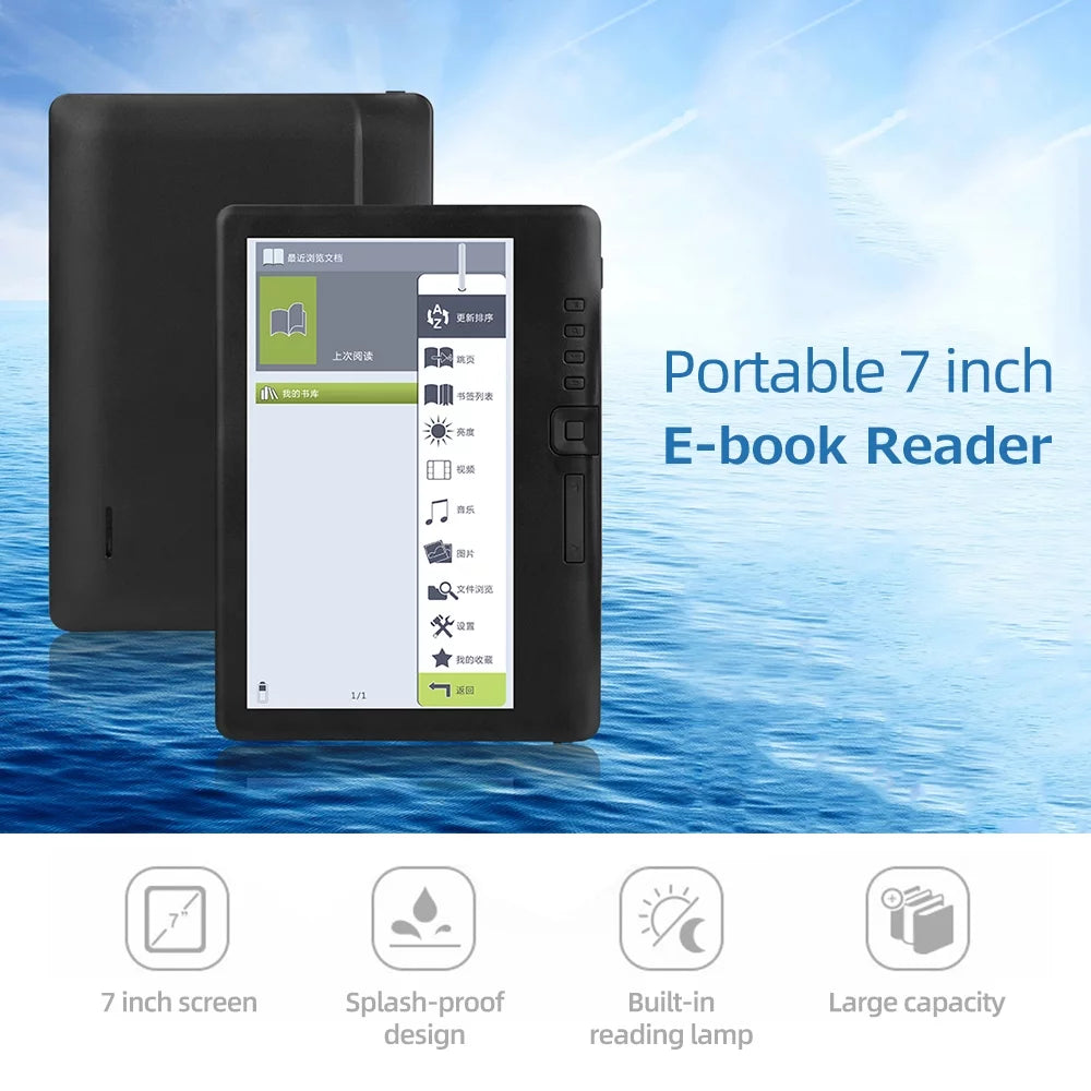 7 inch E-book Reader with 8GB Memory X300