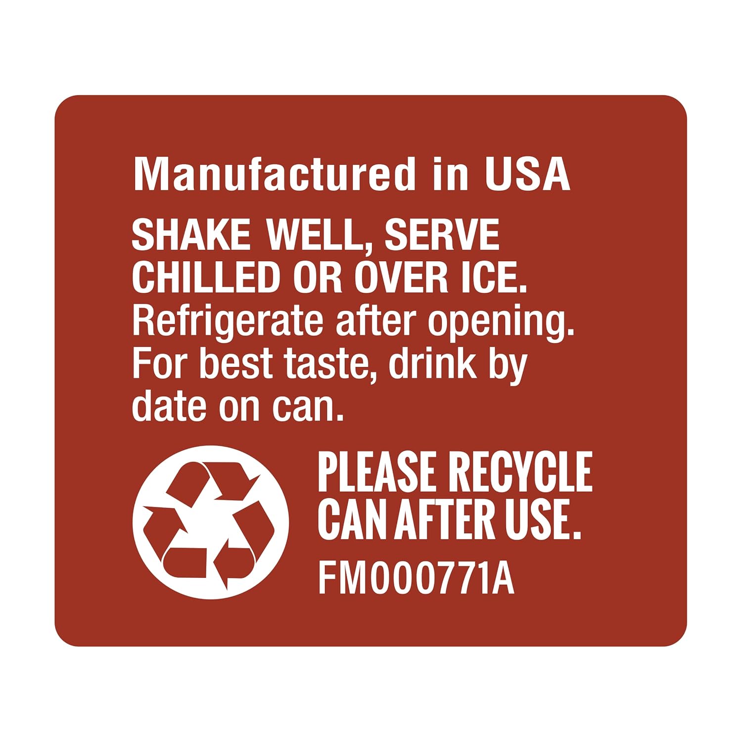 8oz Canned Coffee Latte (12 Pack) F9528