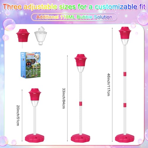 2 Pack Blue Bubble Machine Height 47" P540092