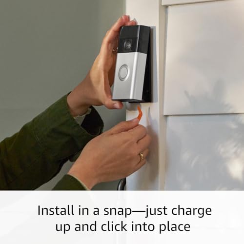 Satin Nickel Battery Doorbell Z117
