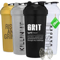 [4 Pack] 28oz Shaker Bottle with Mixer Agitators R7587