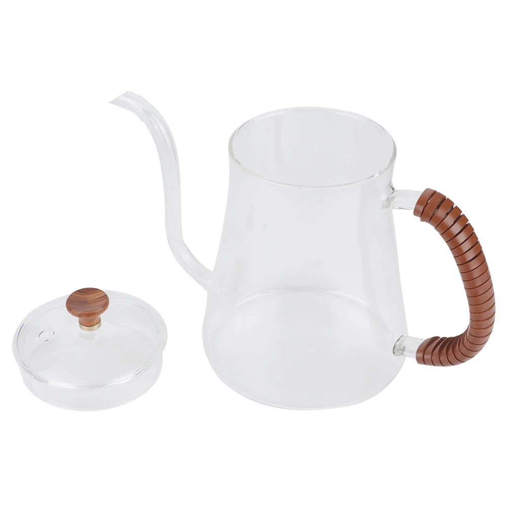 Thickened Glass Gooseneck Kettle 600ML K9925