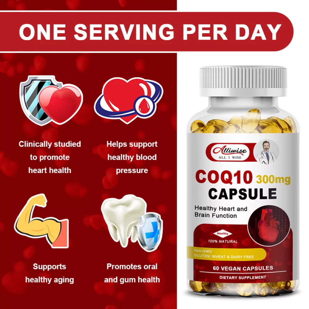 (2 Pack) CoQ10 300mg Softgels S626
