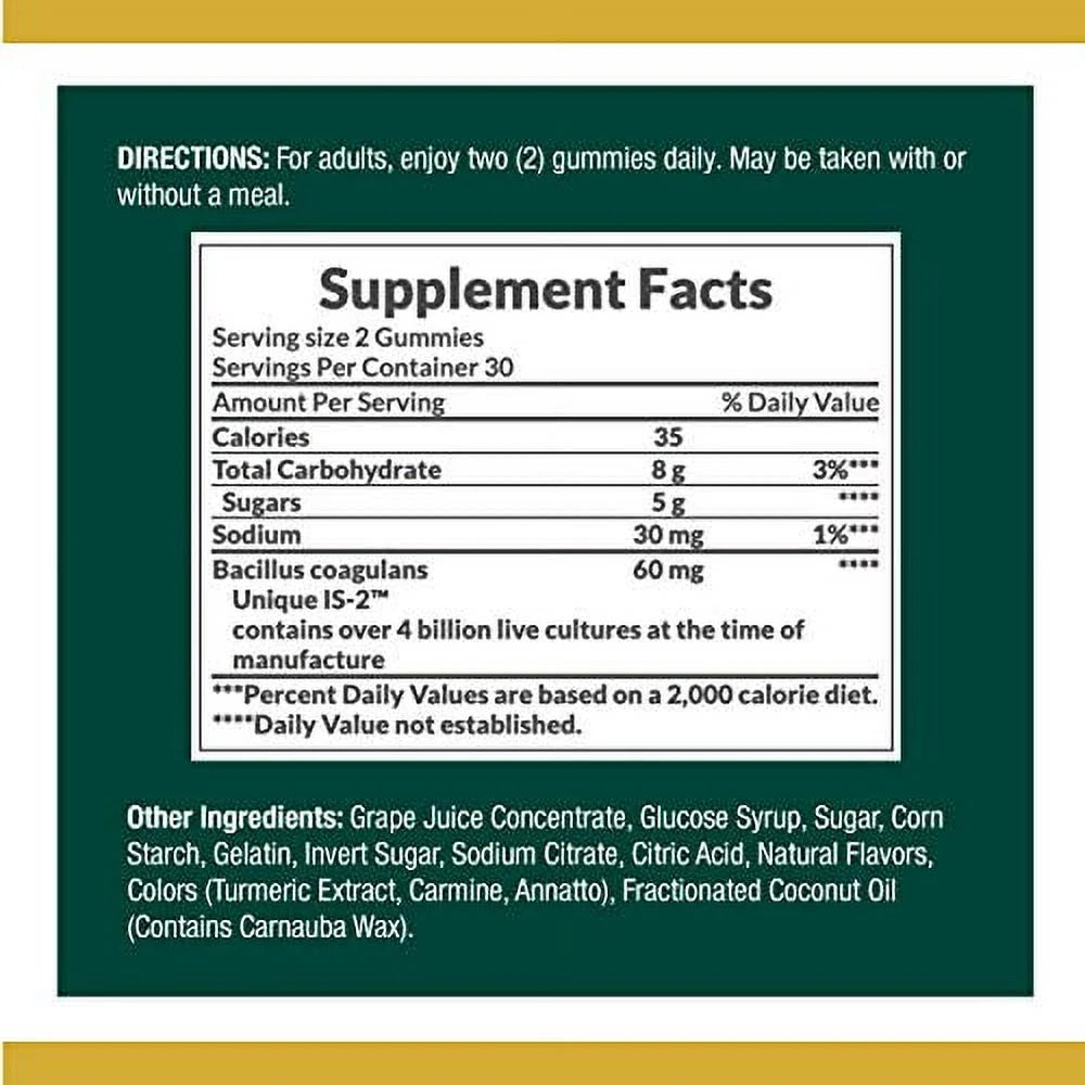 Probiotic Gummies, 60 Gummies C5113
