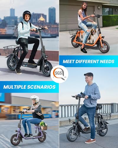 Electric Scooter with Basket O1715