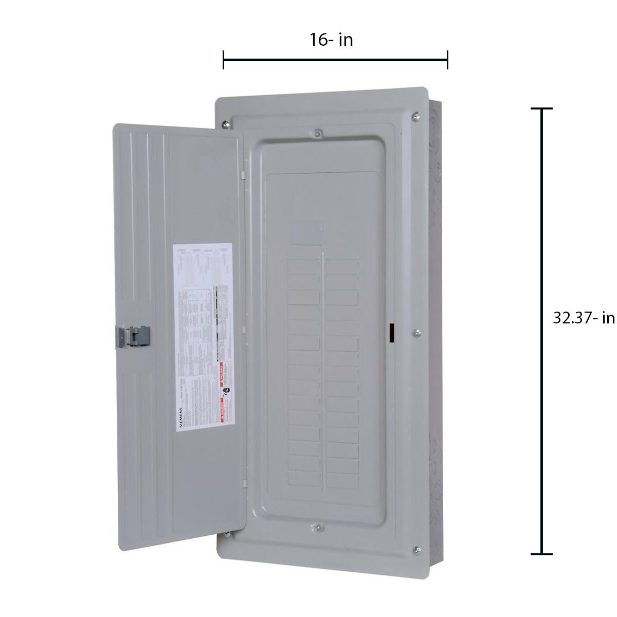 200 Amp 30-Space 48-Circuit Main Lug Load Center Indoor with Copper Bus, Grey A978