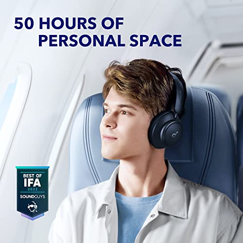 Adaptive Active Noise Cancelling Headphones, 50H Playtime, Bluetooth 5.3 V722