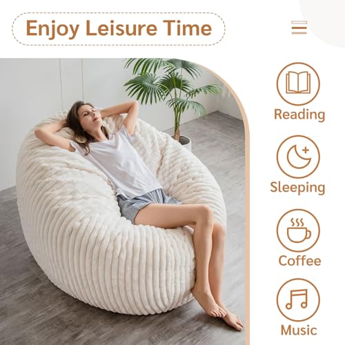 3 in 1 Bean Bag Chairs with High-Density Foam Filling V658