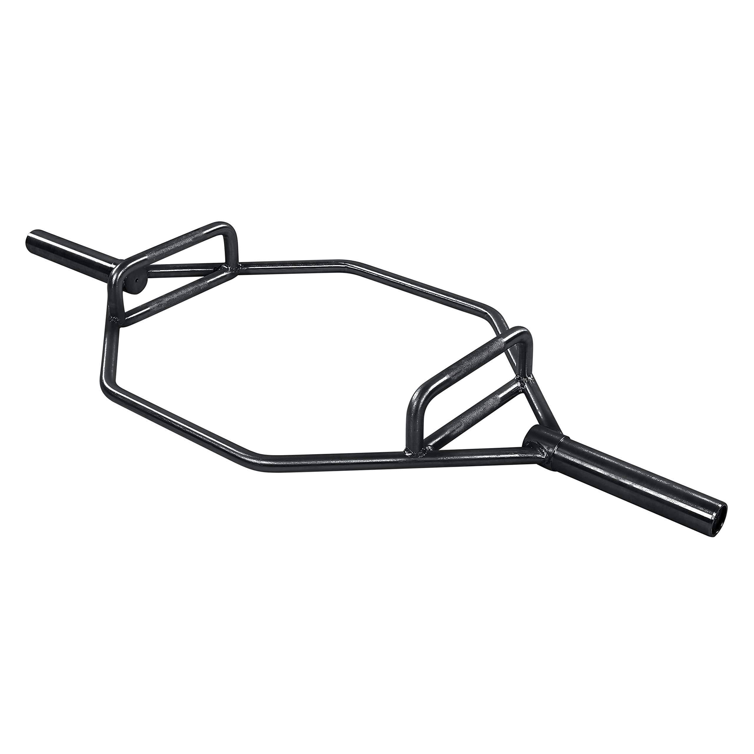 Black Olympic 2-Inch Hex Weight Lifting Trap Bar F9153