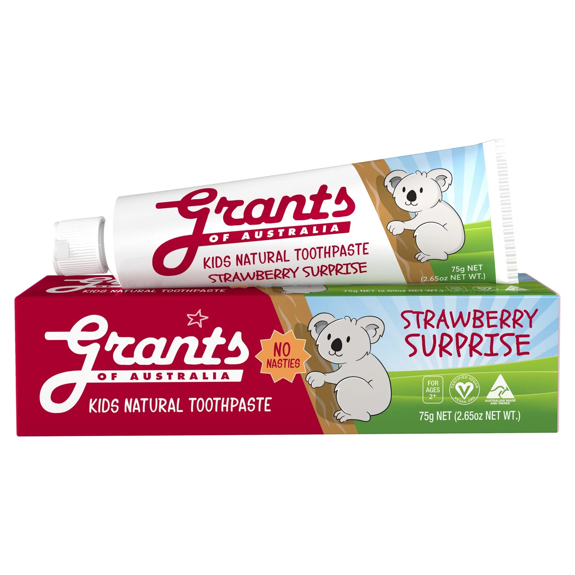 Kids Toothpaste Strawberry 75g X2229