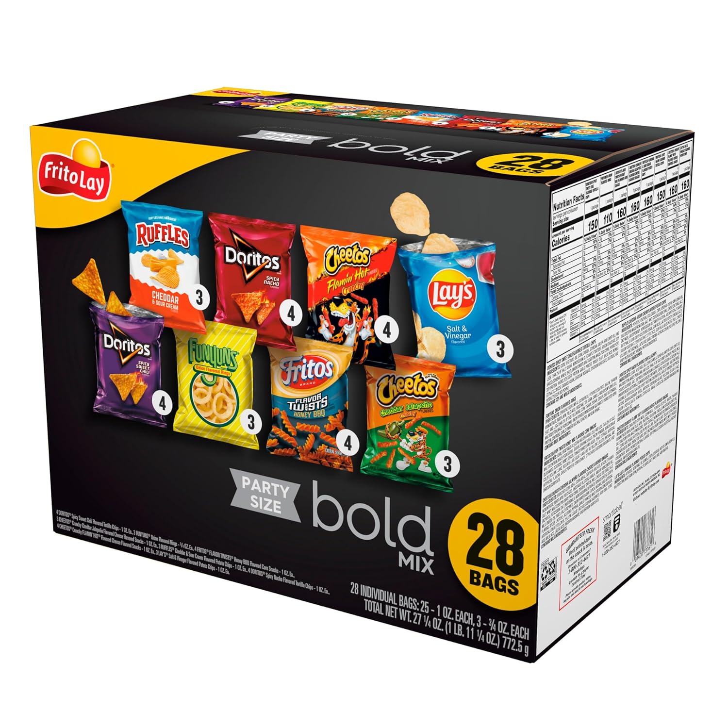 28 Count Bold Mix Chips Variety Pack V9338