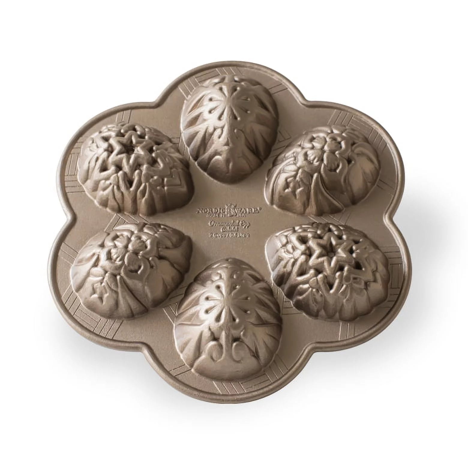 Toffee Nonstick Cast Aluminum Cakelet Pan T63493