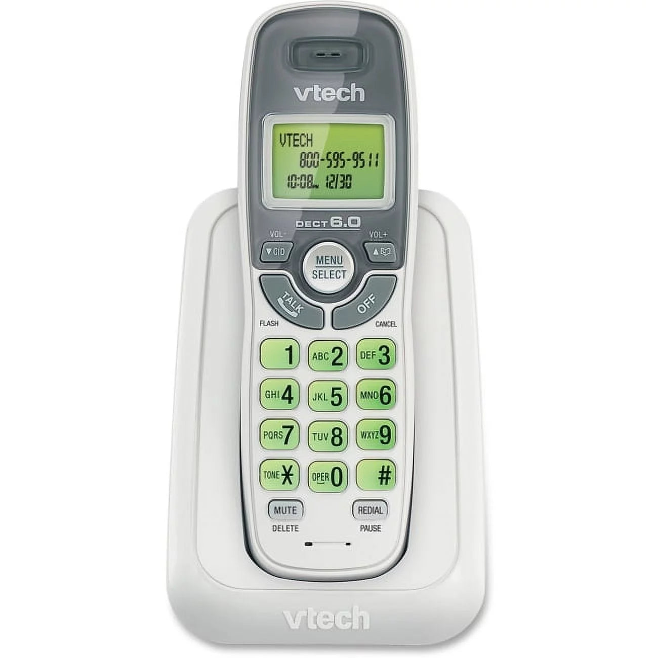 White Cordless Phone with Caller ID O2814