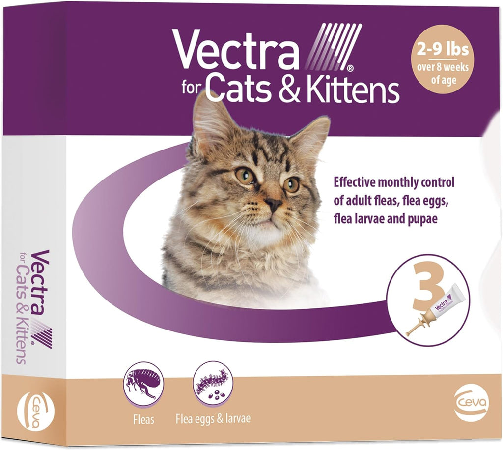 3-Month Supply Flea Treatment for Small Cats (2-9 lbs.) D87225