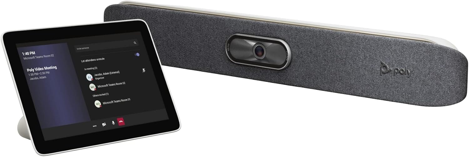 4K USB Video Conference System Camera Microphone Speaker Bar S863315