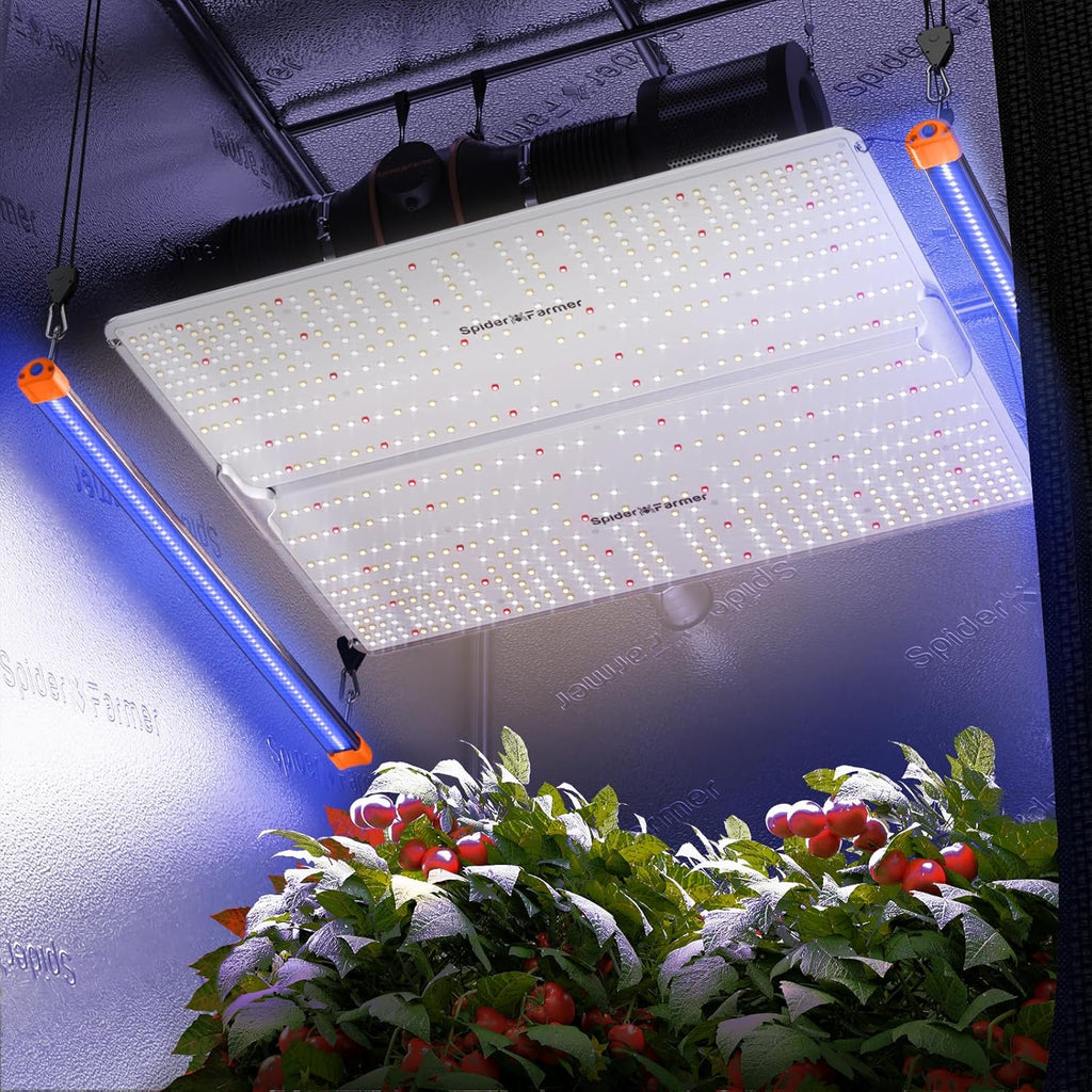 LED Grow Lights with Samsung LM301B Diodes Full Spectrum Grow Light and UV Supplemental Light J545