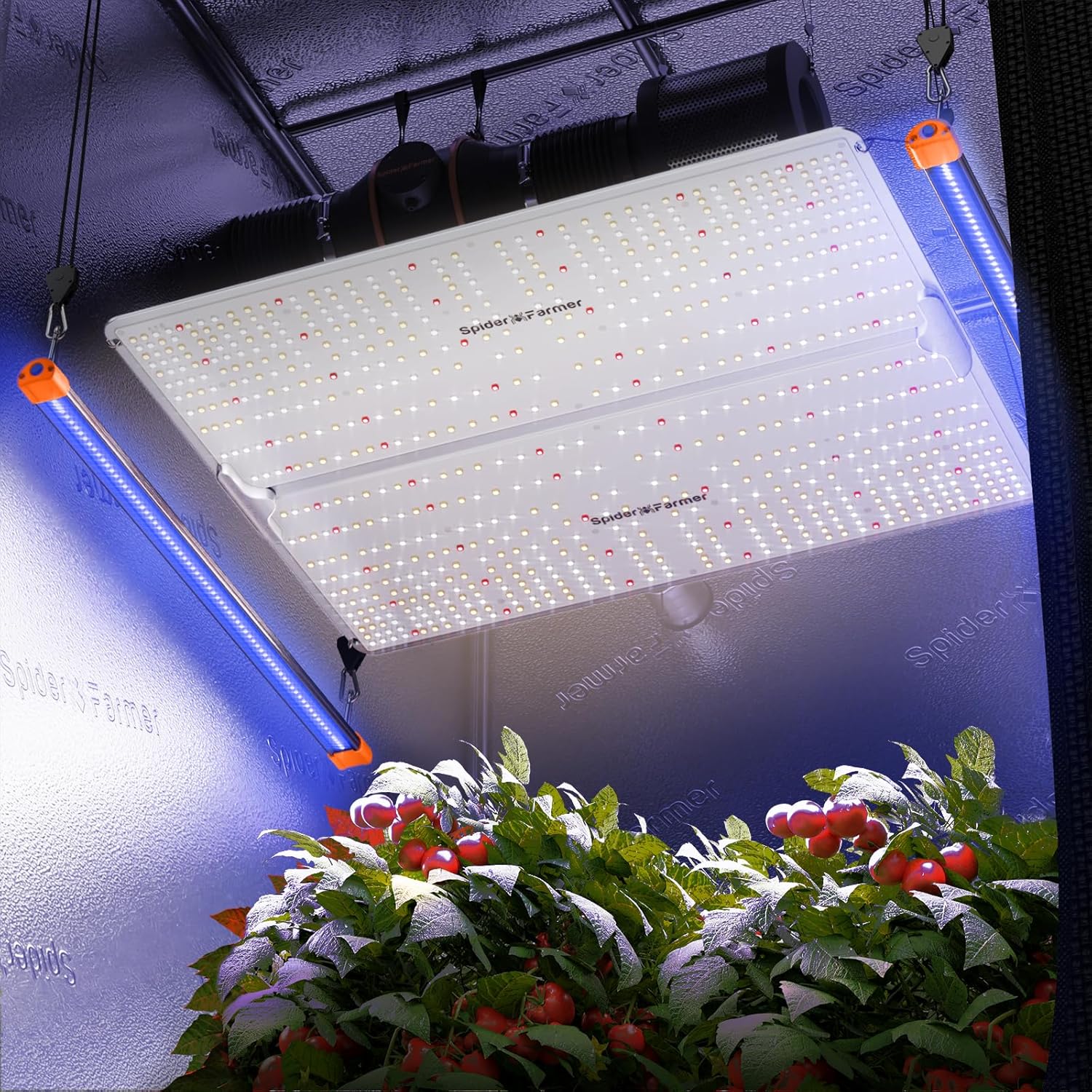 LED Grow Lights with Samsung LM301B Diodes Full Spectrum Grow Light and UV Supplemental Light J545