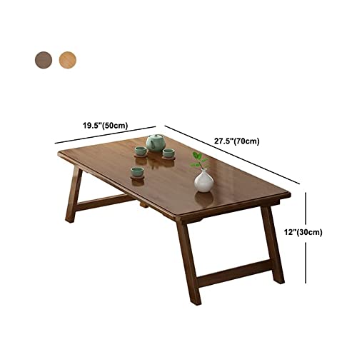 Walnut Bamboo Rectangular Folding Coffee Table E9085