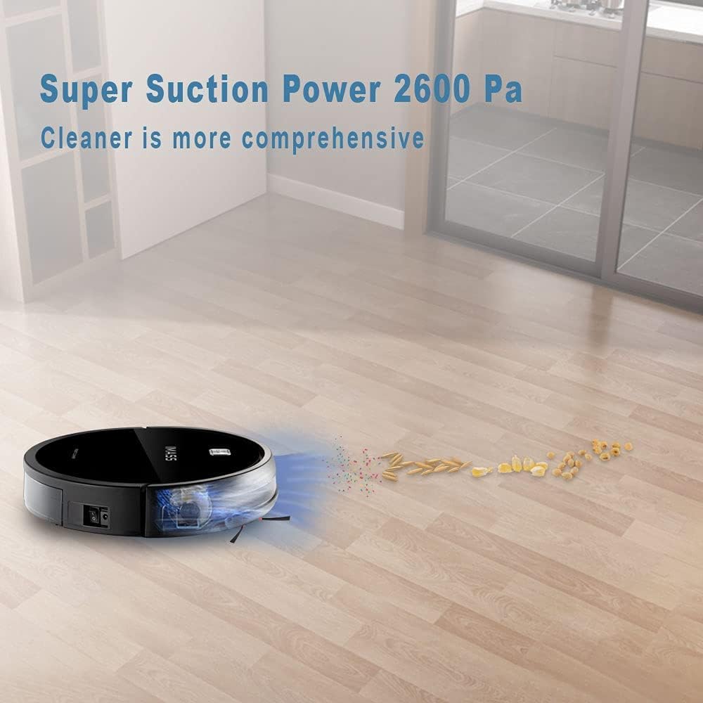 Robot Vacuum and Mop, 2600Pa Suction, Self-Charging F19511