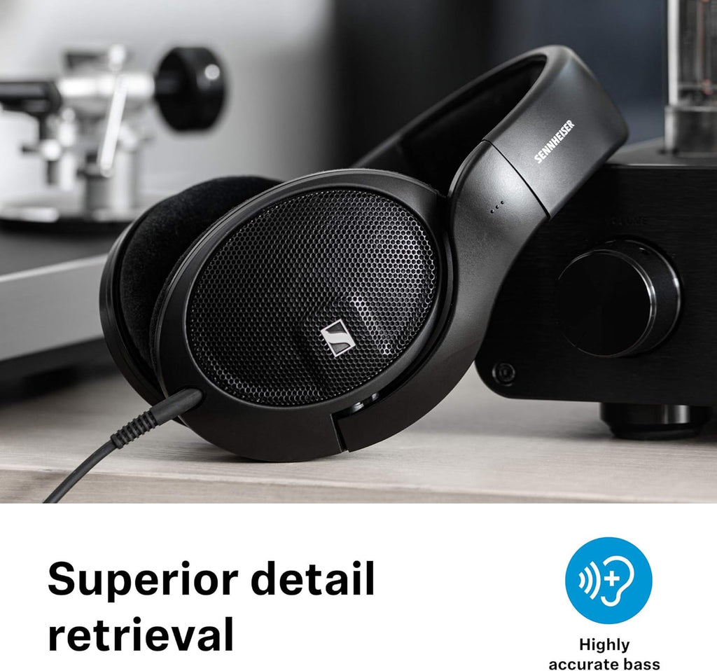 Over-The-Ear Open-Back Headphones (Black) V77294