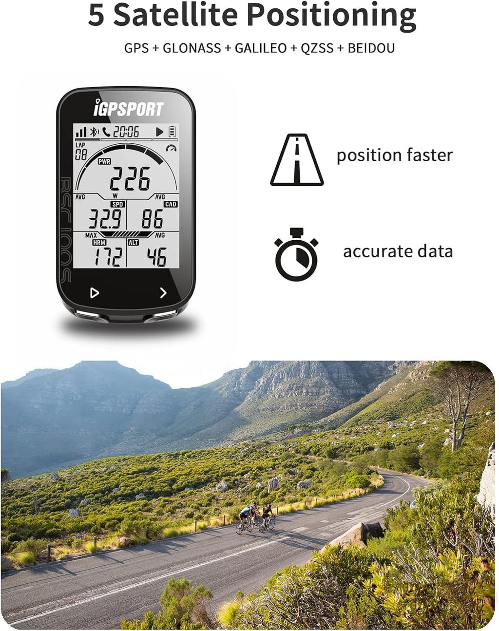 Bike Computer Wireless Cycling Computer B299519