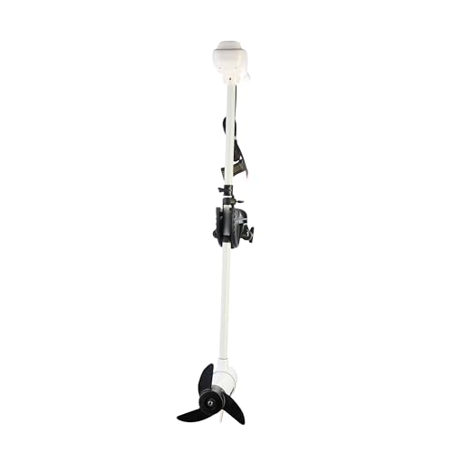 62lb Thrust Transom Mounted Saltwater Electric Trolling Motor with LED Battery Indicator 40" Shaft K558