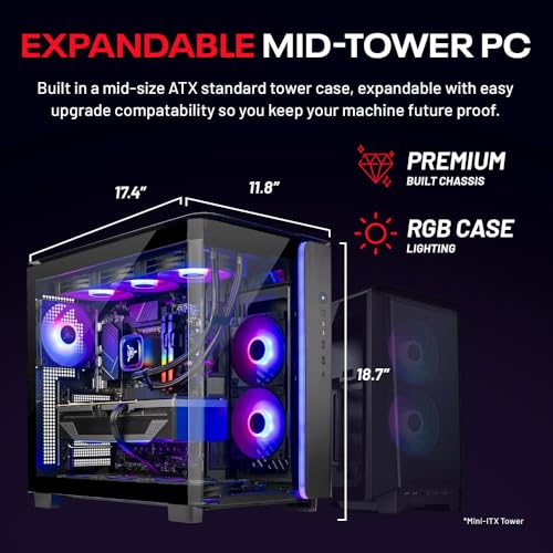 Ryzen 7 9700X RTX 5070 12GB 32GB DDR5 RAM 1TB SSD Gaming PC Desktop N2825