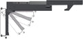 Black Slide-Out TV Ceiling Mount E148901